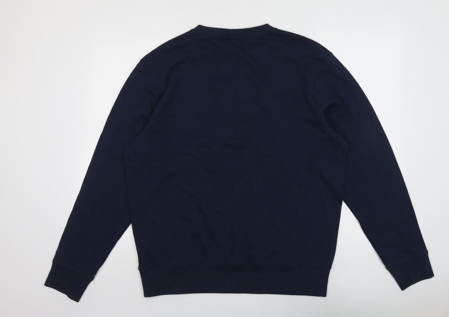 England Mens Blue Cotton Pullover Sweatshirt Size XL