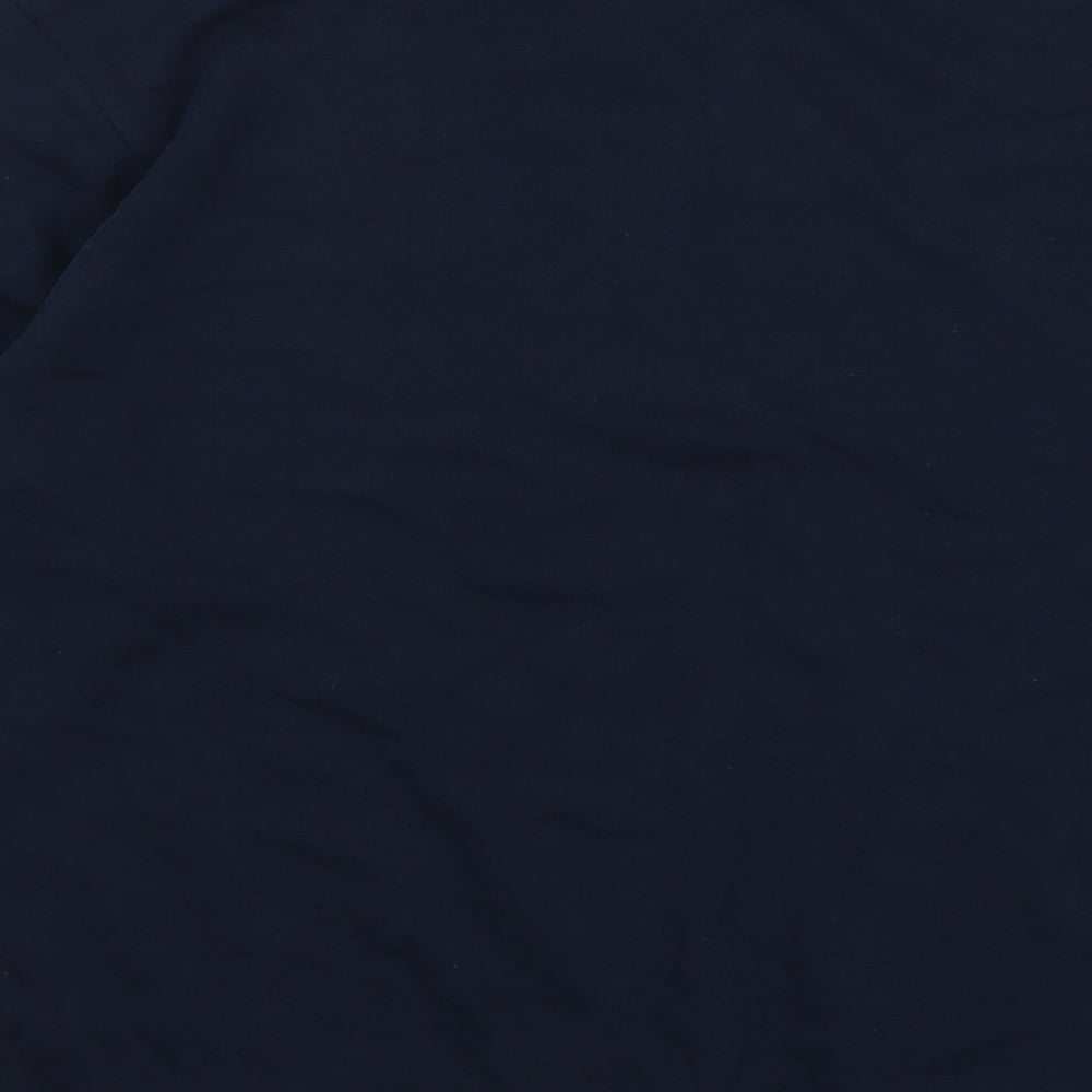 England Mens Blue Cotton Pullover Sweatshirt Size XL
