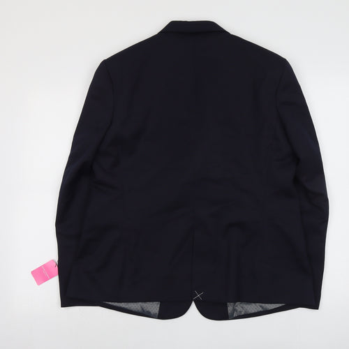Brook Taverner Womens Blue Polyester Jacket Suit Jacket Size 8