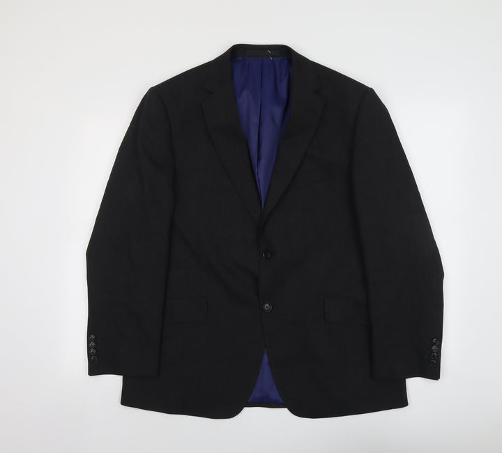 Marks and Spencer Mens Grey Wool Jacket Suit Jacket Size 42 Regular