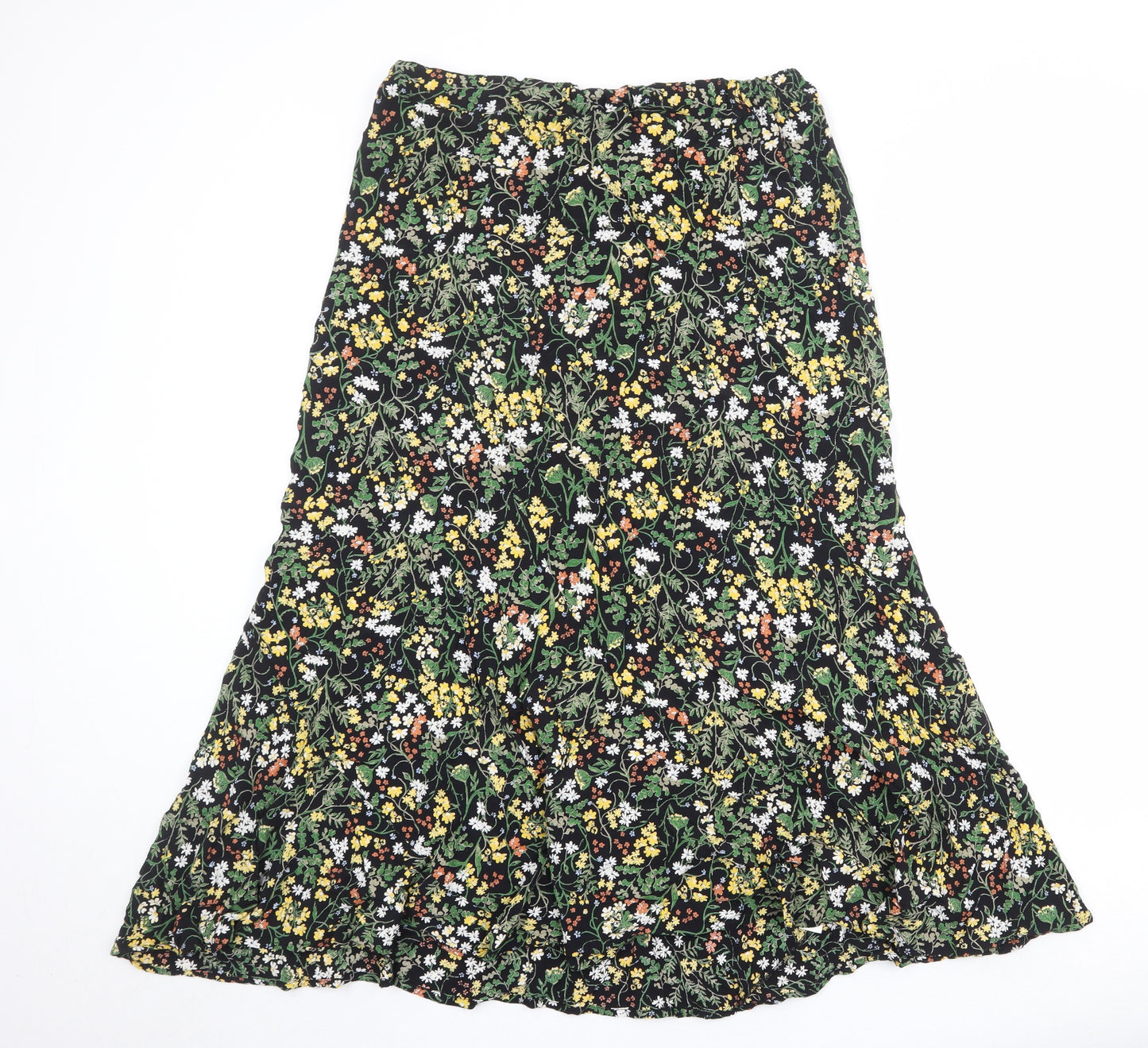 Fat Face Womens Multicoloured Floral Viscose Peasant Skirt Size 32 in