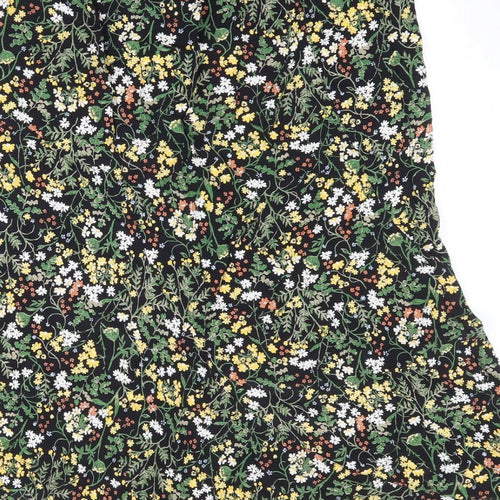Fat Face Womens Multicoloured Floral Viscose Peasant Skirt Size 32 in