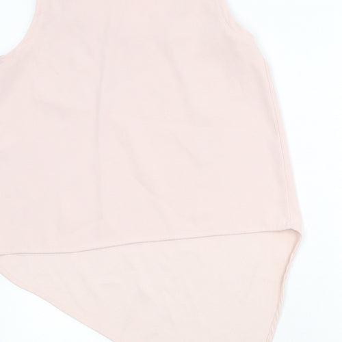 FOREVER 21 Womens Pink Polyester Basic Tank Size M Round Neck