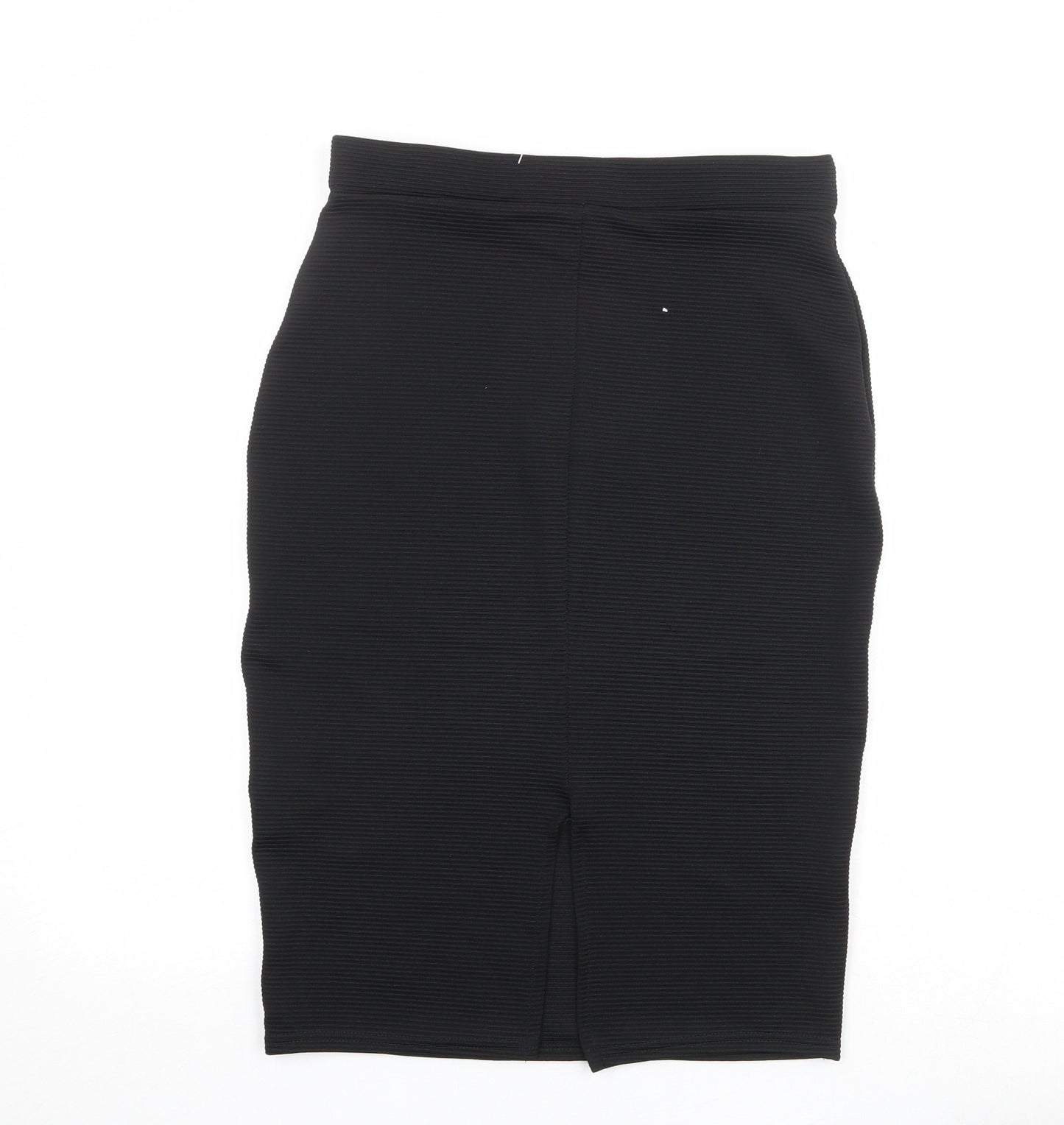 River Island Womens Black Polyester Straight & Pencil Skirt Size 14