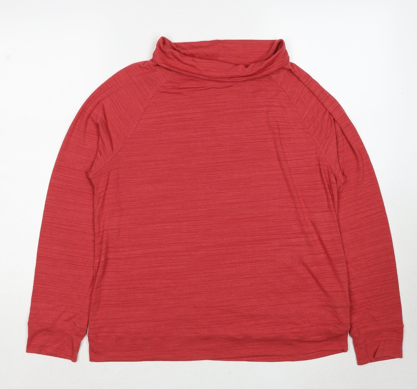 NEXT Womens Red Polyester Pullover Sweatshirt Size 14 Pullover