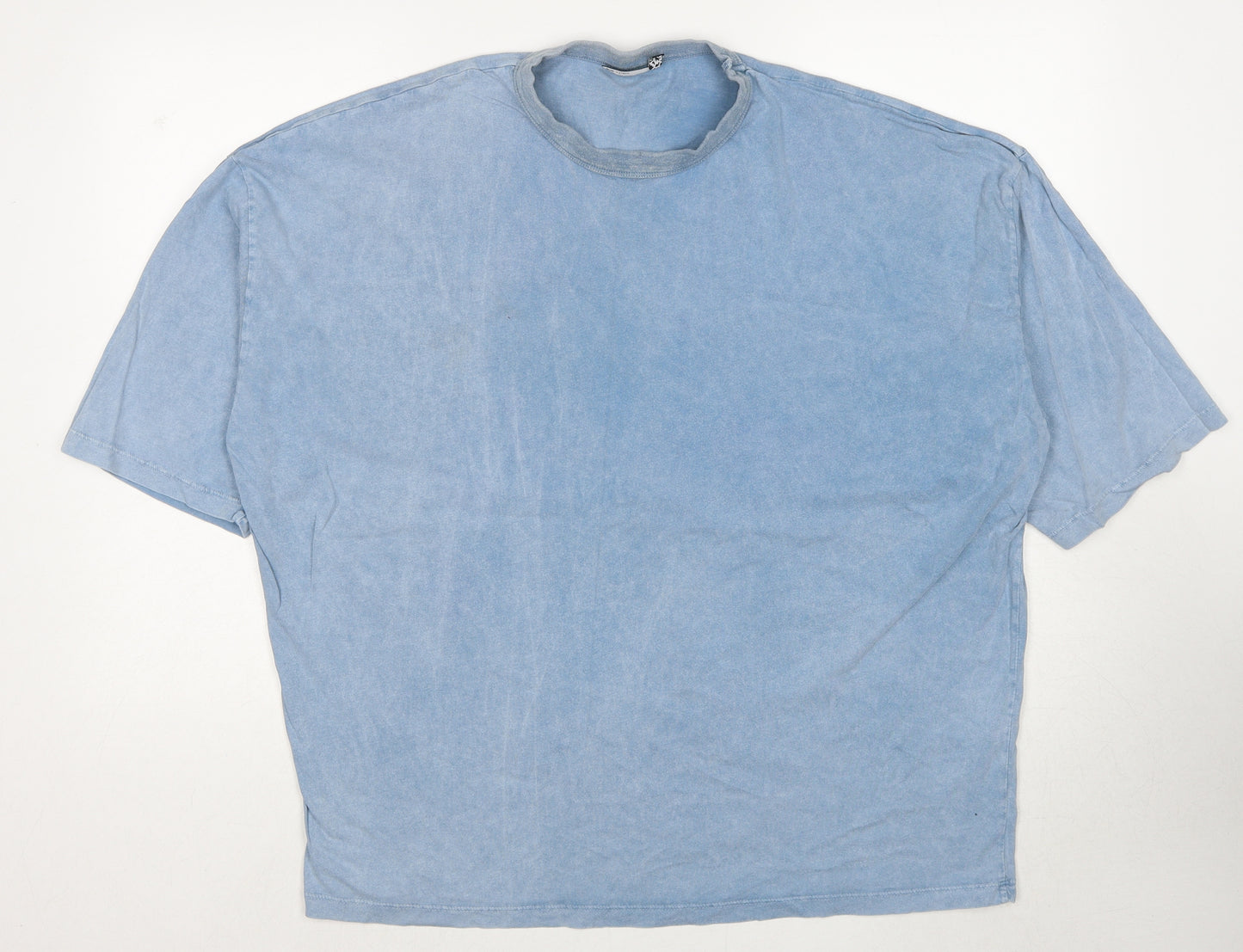 ASOS Mens Blue Cotton T-Shirt Size M Round Neck