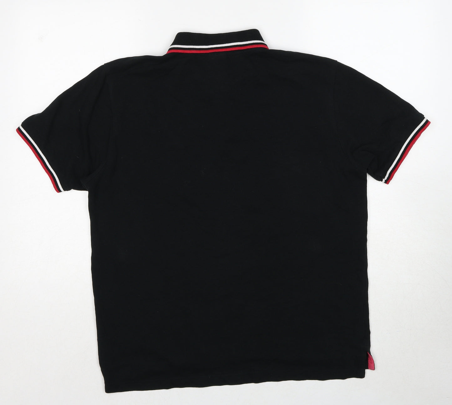 Bravado Mens Black Cotton Polo Size M Collared Pullover