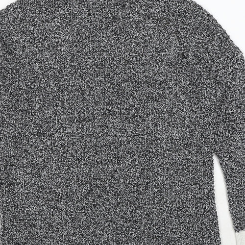 Divided by H&M Womens Grey Roll Neck Acrylic Pullover Jumper Size XS