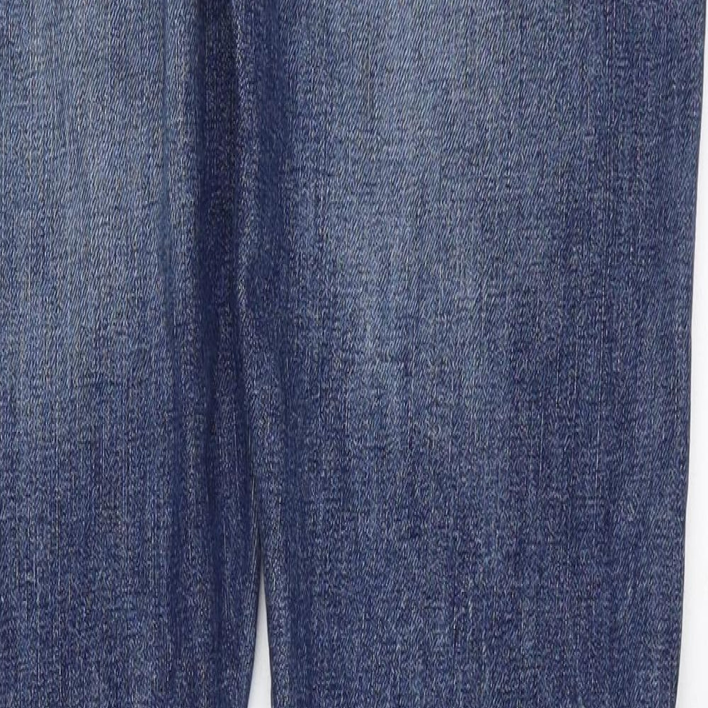 Polo Ralph Lauren Mens Blue Cotton Straight Jeans Size 32 in L34 in Regular Zip
