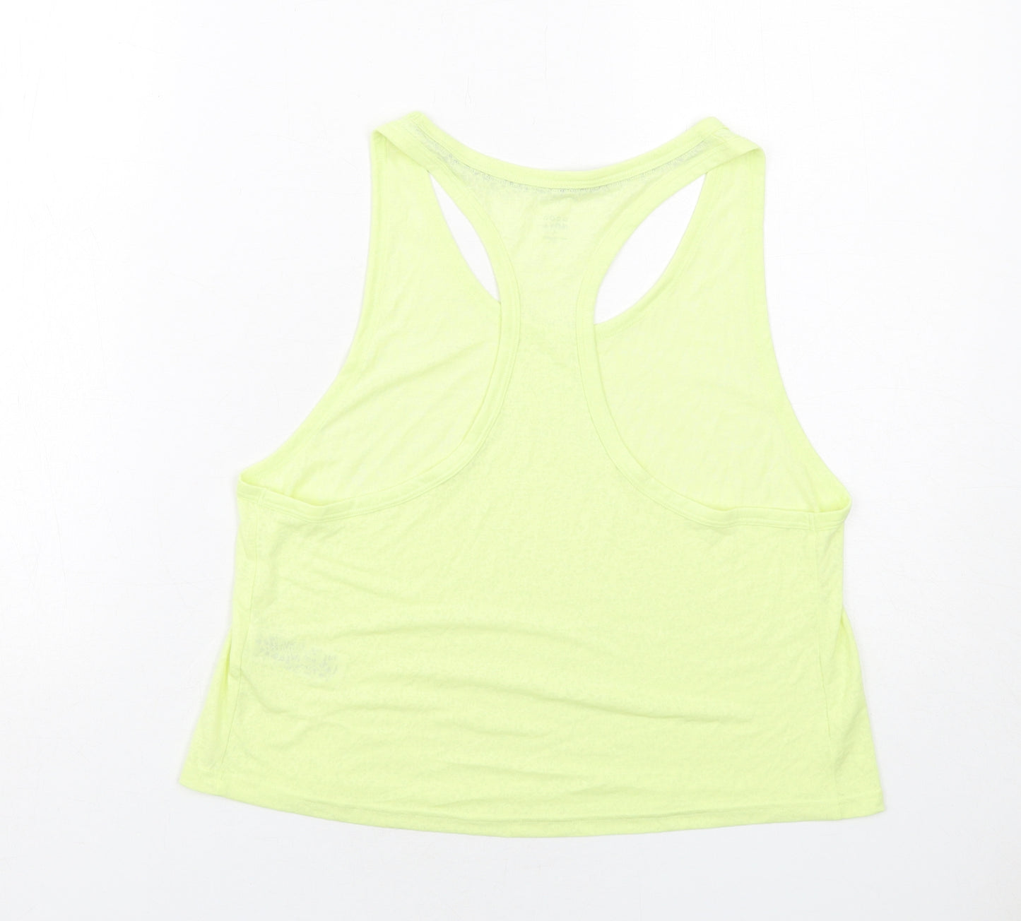 Marks and Spencer Womens Yellow Polyester Pullover Tank Size 10 Scoop Neck Pullover
