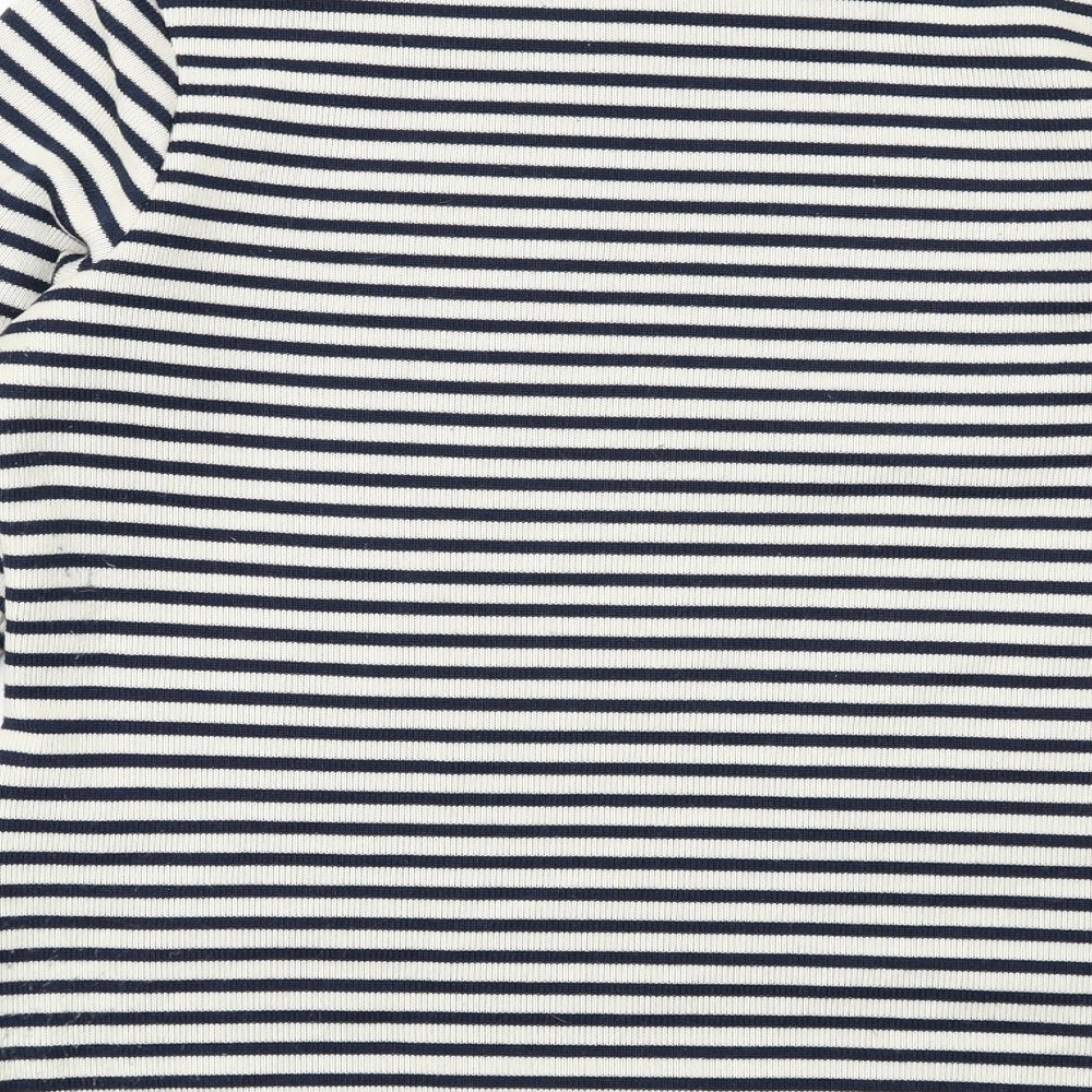 Craghoppers Womens Ivory Round Neck Striped Acrylic Pullover Jumper Size 12