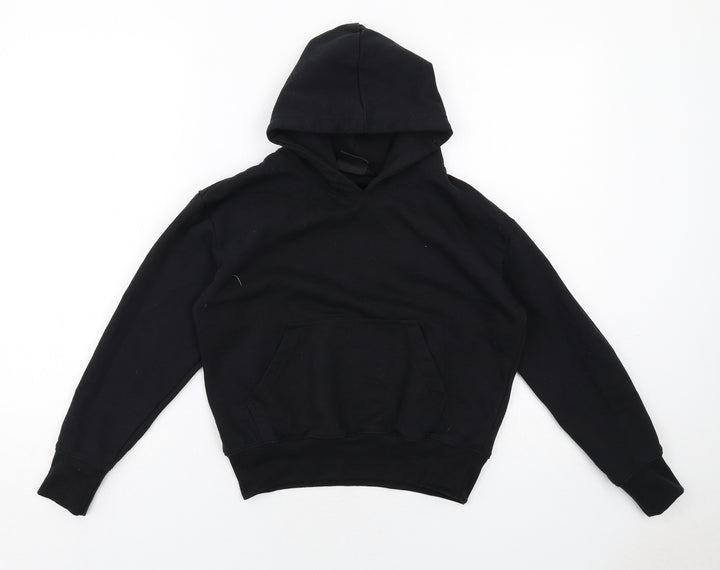 Urban Road Boys Black Polyester Pullover Hoodie Size 9-10 Years Pullover