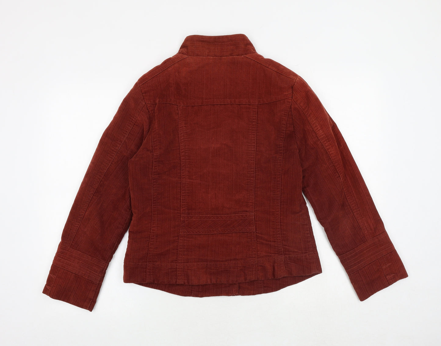 Principles Womens Orange Jacket Size 12 Button