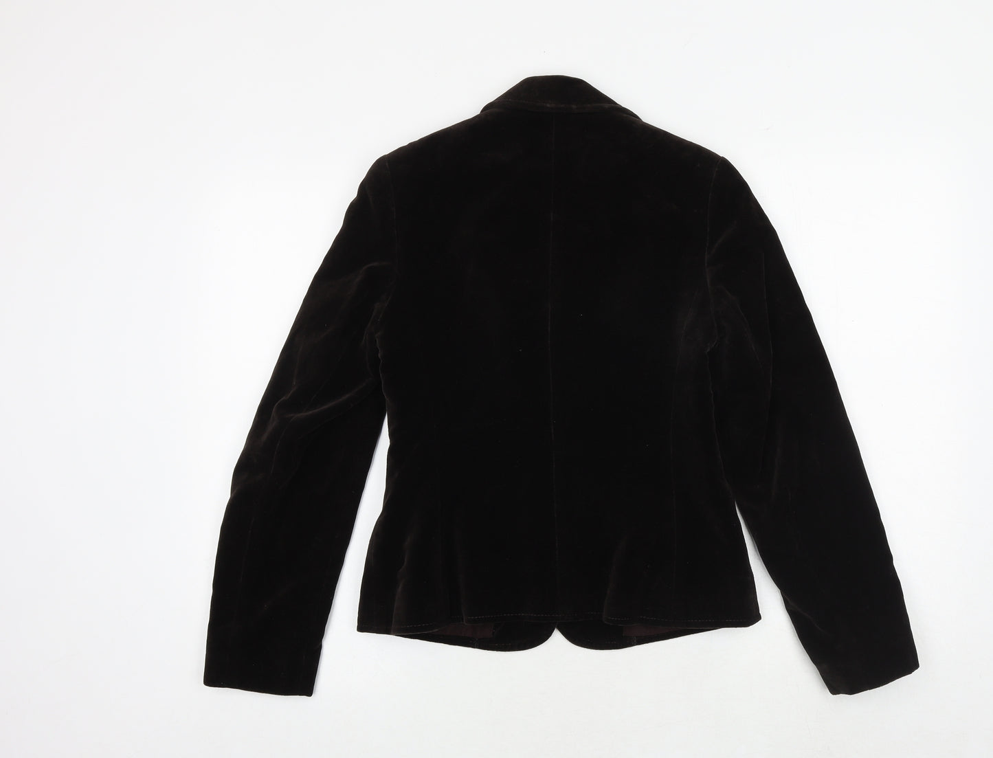 Feminella Womens Brown Jacket Blazer Size 10 Button