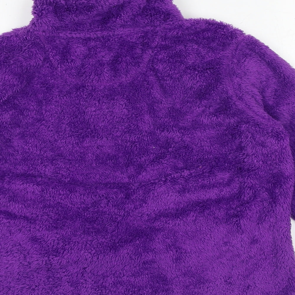 Gelert Girls Purple Polyester Pullover Sweatshirt Size 9-10 Years Zip