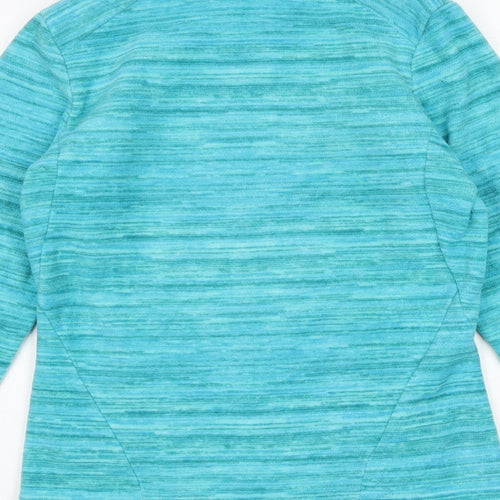 DECATHLON Womens Blue Geometric Jacket Size XS Zip