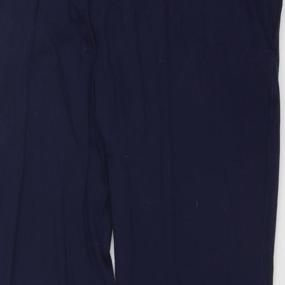 Polo Ralph Lauren Mens Blue Cotton Jogger Trousers Size S Regular Drawstring