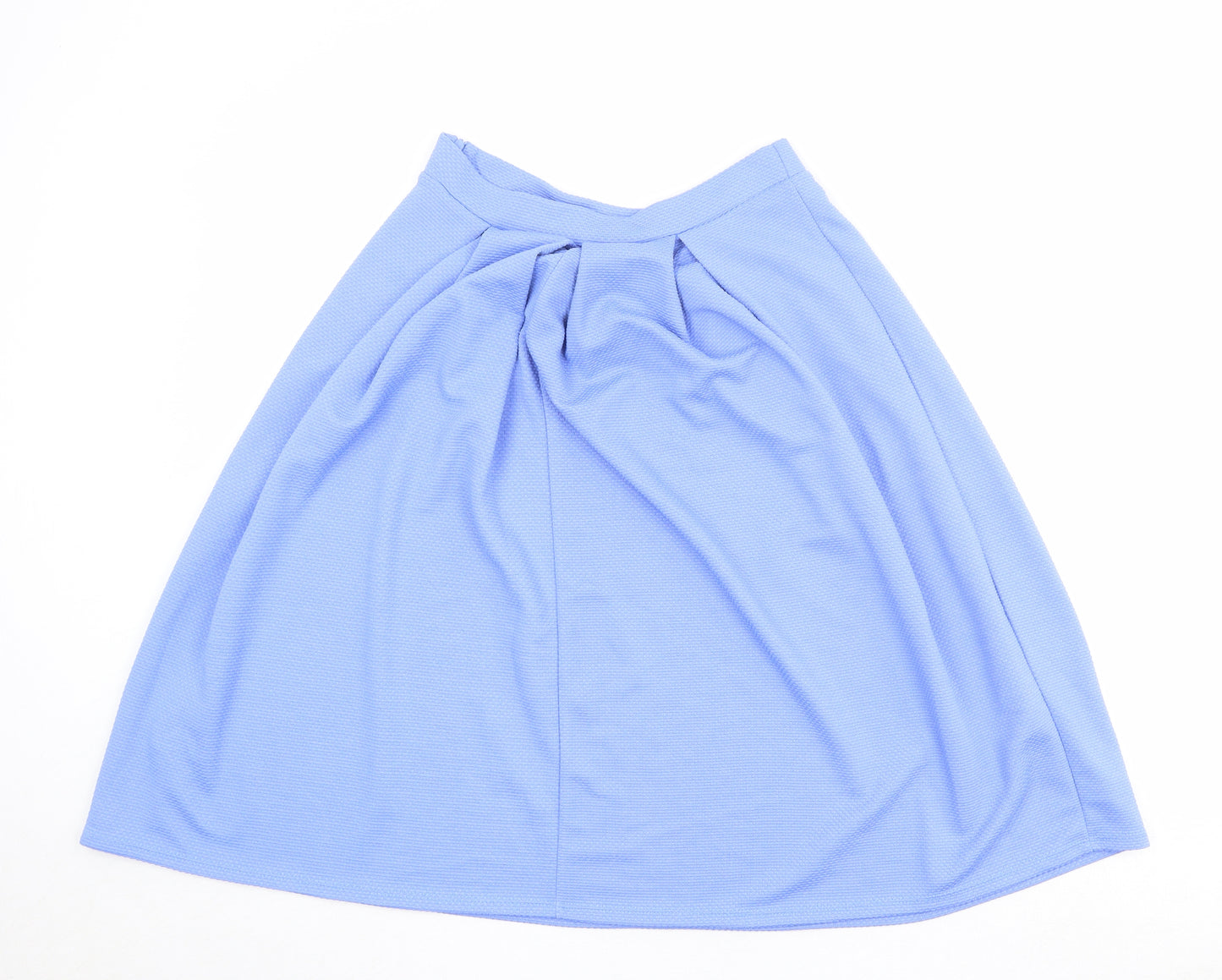 Miss Selfridge Womens Blue Polyester Tulip Skirt Size 10 Zip