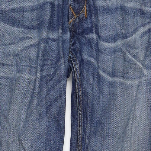 Diesel Mens Blue Cotton Straight Jeans Size 30 in L30 in Regular Button