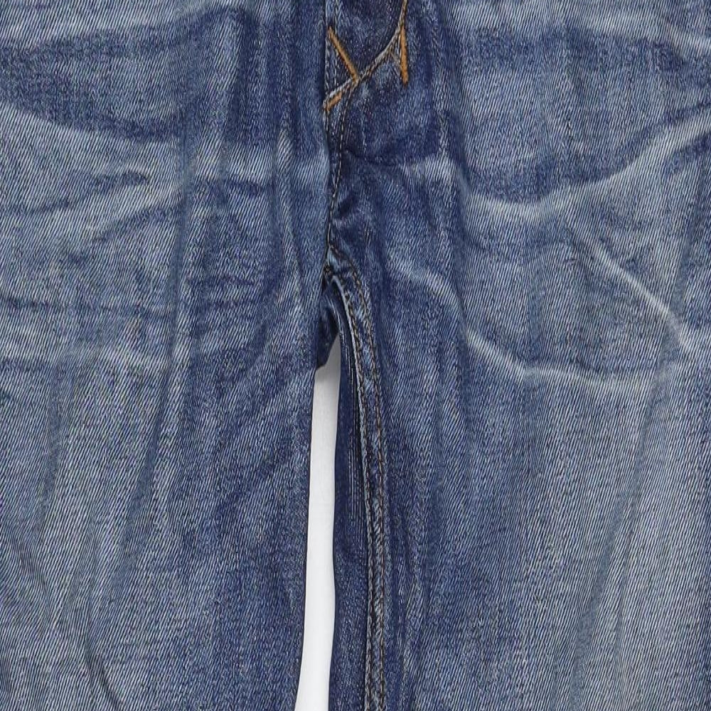 Diesel Mens Blue Cotton Straight Jeans Size 30 in L30 in Regular Button