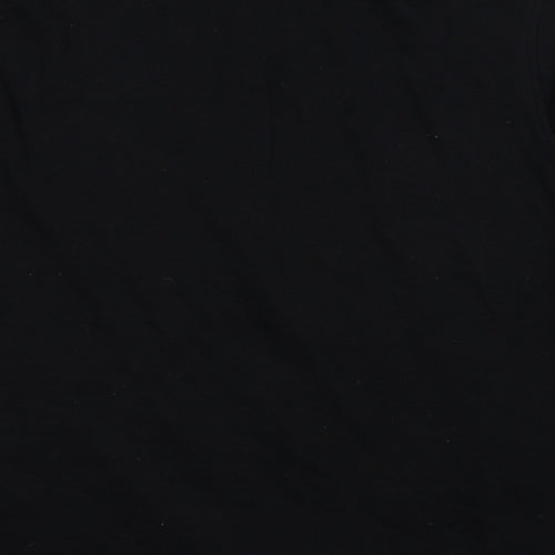 Bonmarché Womens Black Cotton Full Zip Sweatshirt Size M Zip