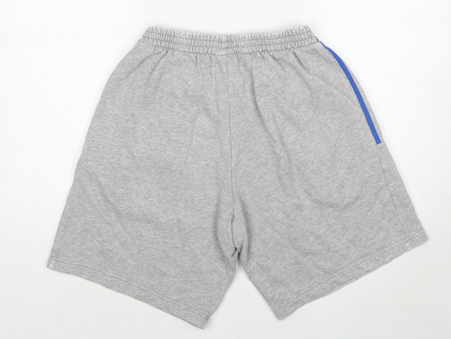 adidas by Stella McCartney Mens Grey Cotton Sweat Shorts Size M Regular