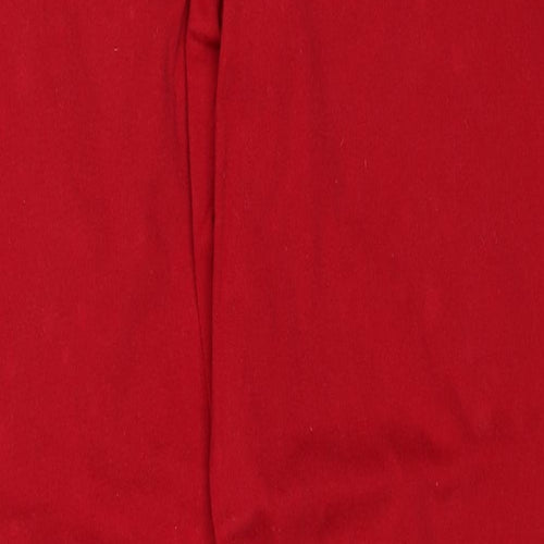Carter Club Womens Red Cotton Straight Jeans Size 8 Regular Zip