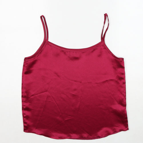Choices Womens Purple Polyester Camisole Tank Size 12 Round Neck