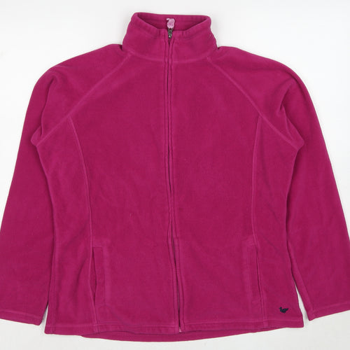 EWM Womens Pink Jacket Size L Zip