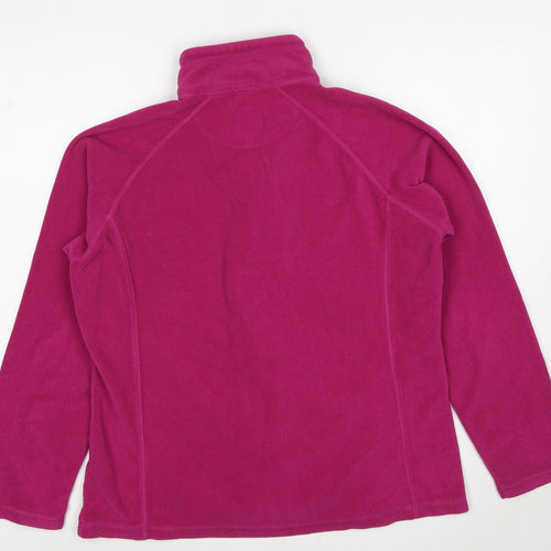 EWM Womens Pink Jacket Size L Zip