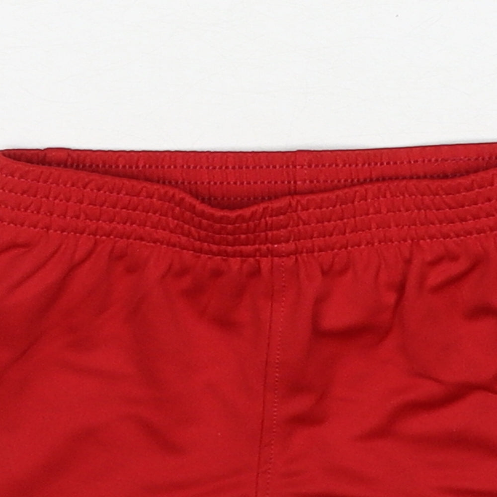 Nike Boys Red Polyester Cropped Trousers Size 9-12 Months Pullover - Liverpool F.C