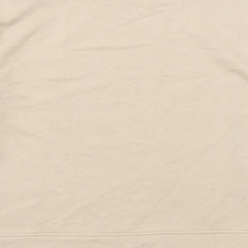 Marks and Spencer Womens Beige Cotton Pullover Sweatshirt Size S Pullover