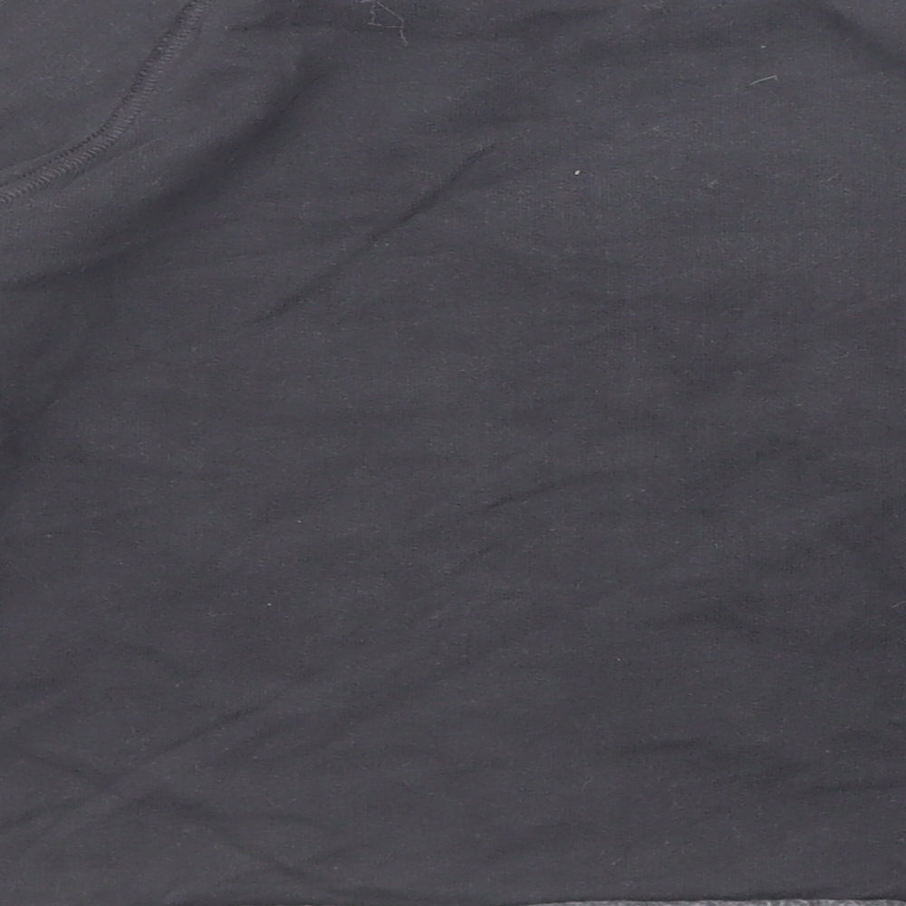 NEXT Girls Grey Geometric Cotton Pullover Sweatshirt Size 8 Years Pullover - Candy Floss