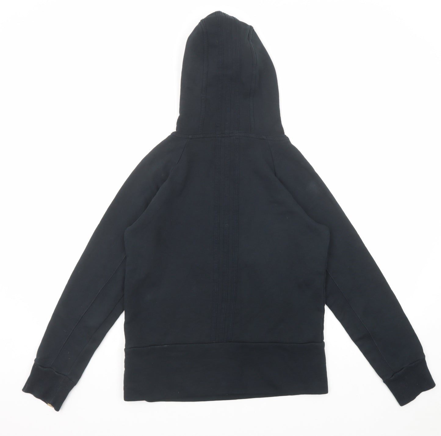 adidas Womens Black Cotton Pullover Hoodie Size 10 Pullover