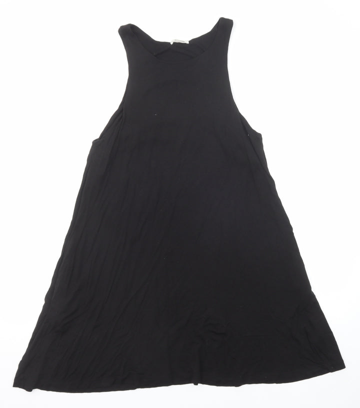 H&M Womens Black Viscose A-Line Size S Round Neck Pullover