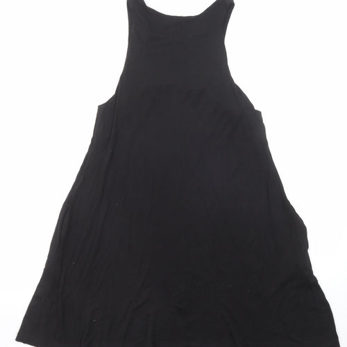 H&M Womens Black Viscose A-Line Size S Round Neck Pullover