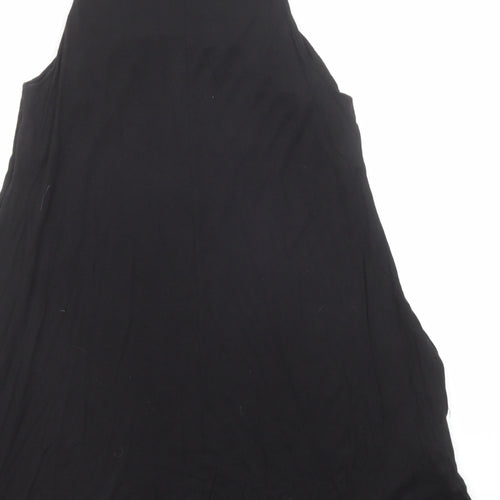 H&M Womens Black Viscose A-Line Size S Round Neck Pullover