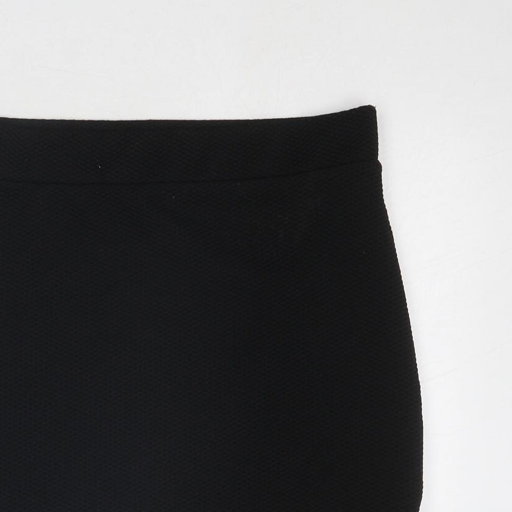 New Look Womens Black Polyester Bandage Skirt Size 16