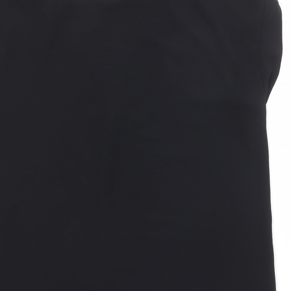 NEXT Womens Black Polyester Basic Tank Size 18 Round Neck