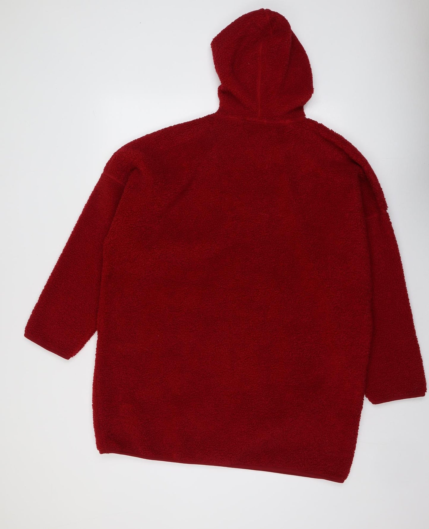 Marks and Spencer Mens Red Polyester Pullover Hoodie Size XL - Snoopy