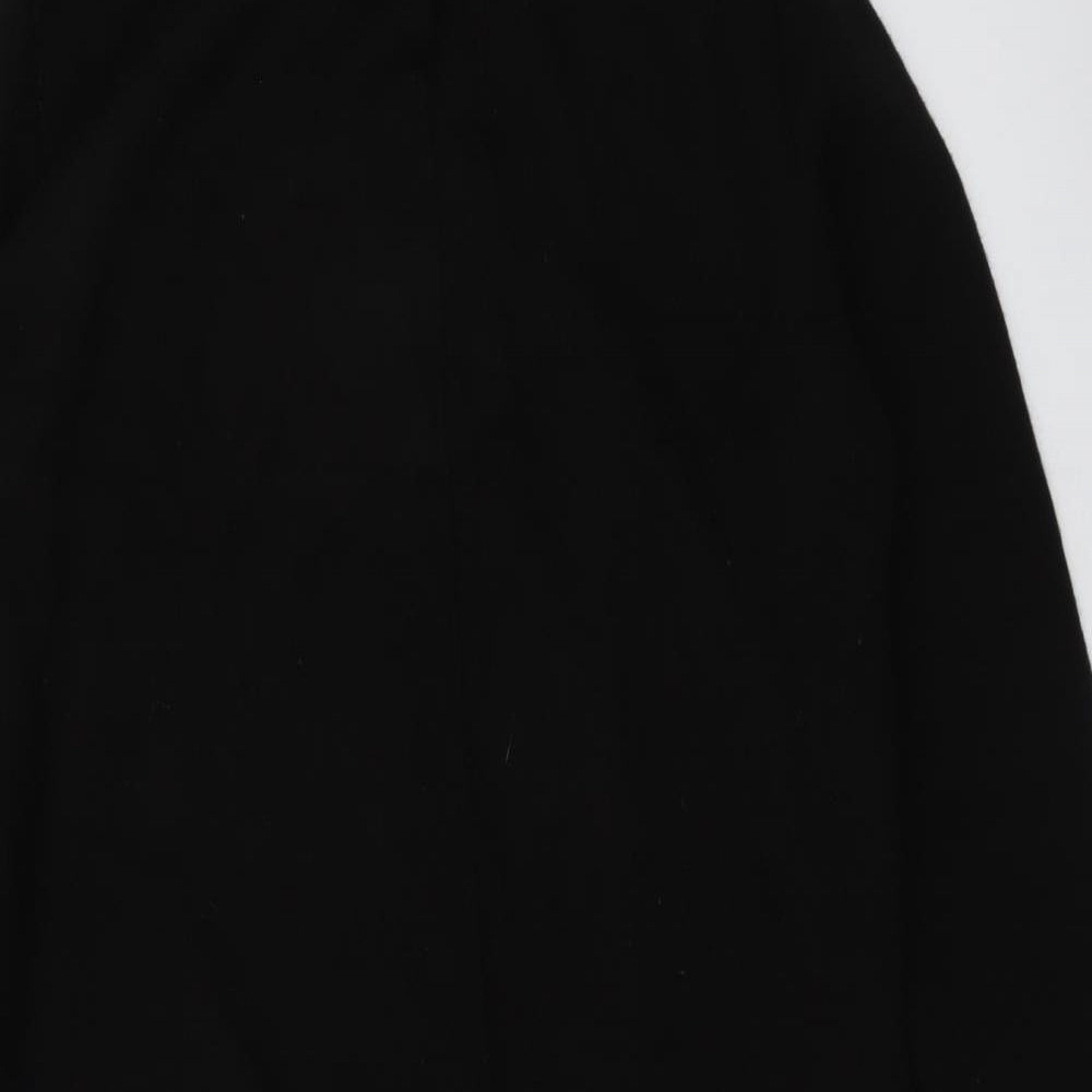 Wallis Womens Black Round Neck Acrylic Pullover Jumper Size S