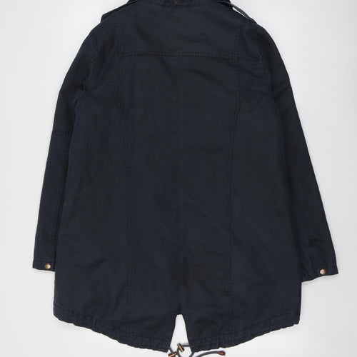 Label Lab Womens Blue Jacket Size 10 Zip