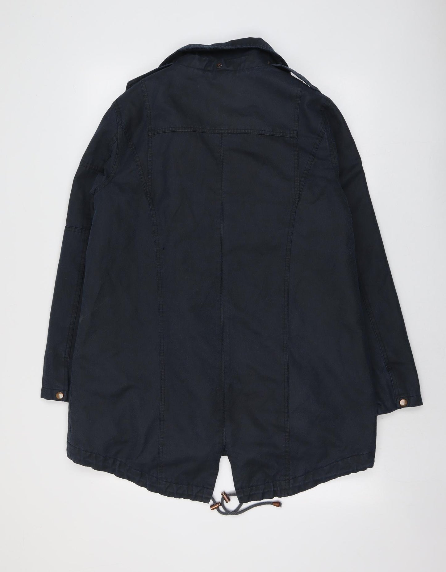 Label Lab Womens Blue Jacket Size 10 Zip