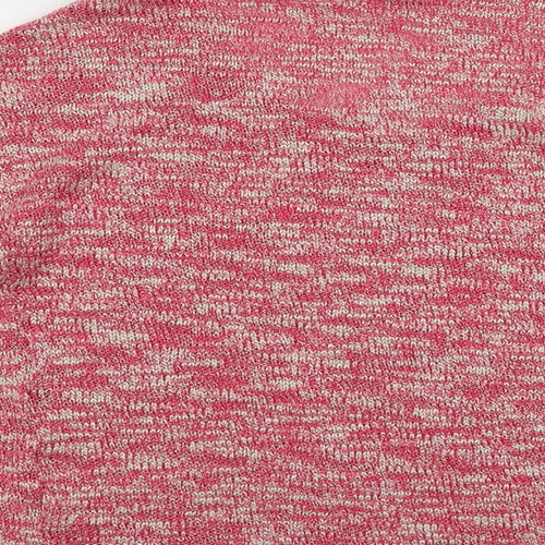 River Island Womens Pink Scoop Neck Acrylic Pullover Jumper Size 10