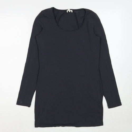 DEPT Womens Black Cotton Pullover Sweatshirt Size M Pullover