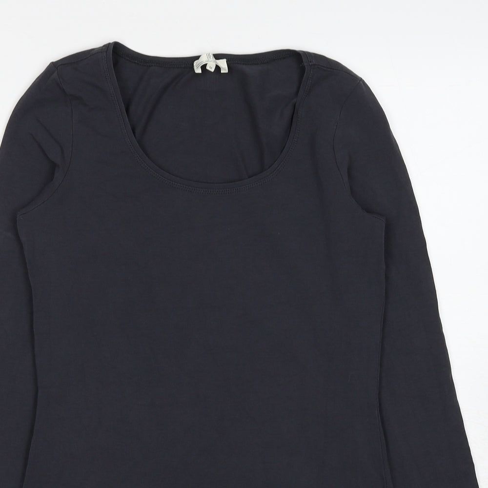 DEPT Womens Black Cotton Pullover Sweatshirt Size M Pullover