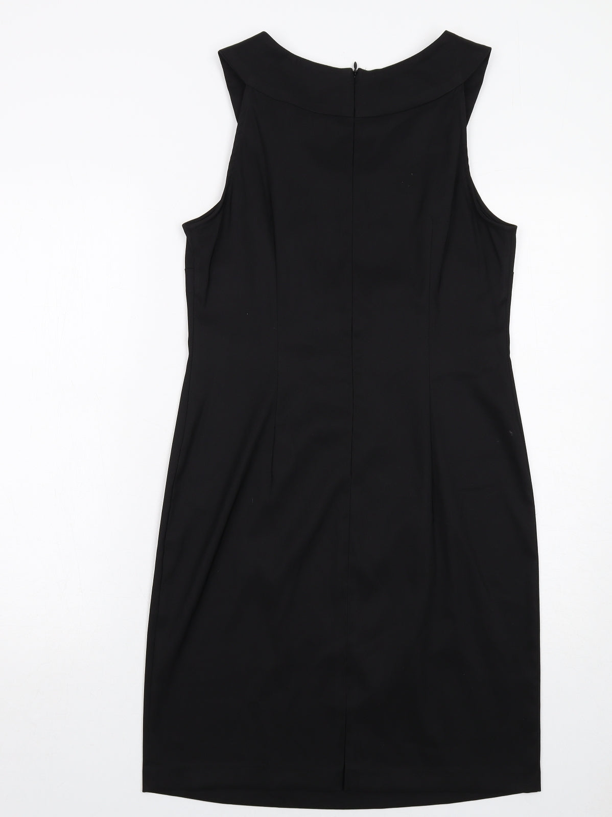 Annected Apparel Womens Black Polyester A-Line Size 10 Round Neck Zip