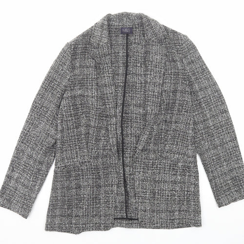 Marks and Spencer Womens Black Geometric Jacket Size 12