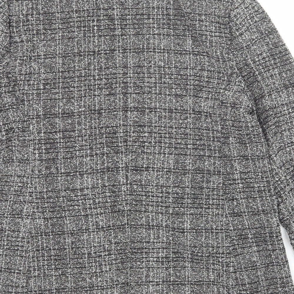 Marks and Spencer Womens Black Geometric Jacket Size 12