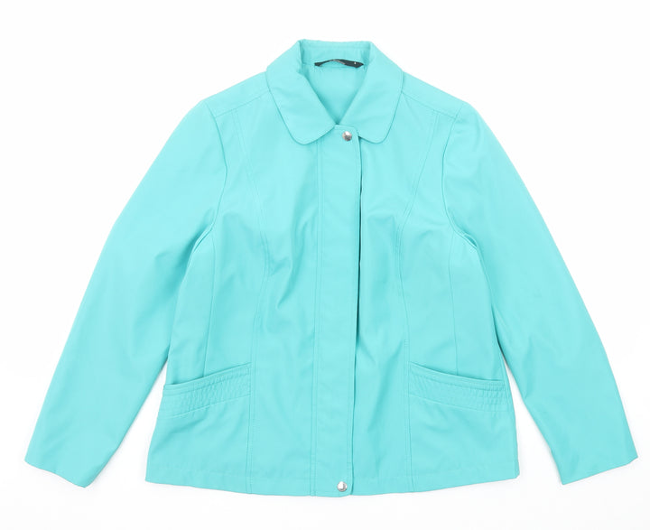 Bonmarché Womens Blue Jacket Size S Zip